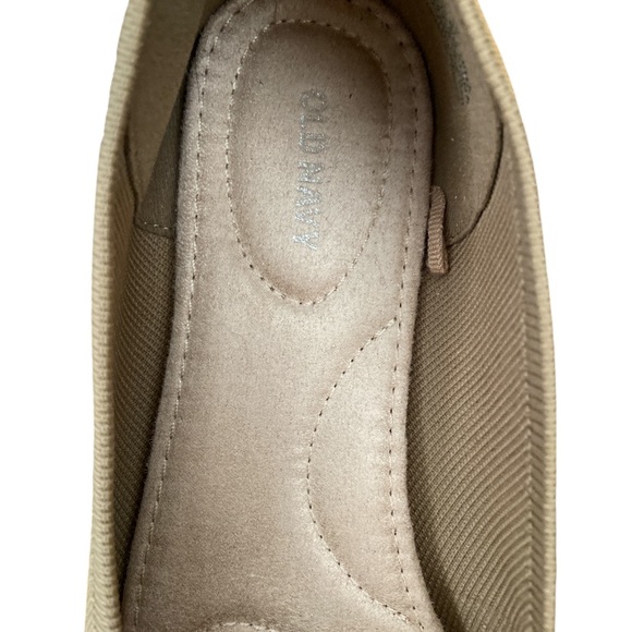Balletcore Size 10 Women’s OLD NAVY Knit Almond Toe Flats in Mustard/Gold - Picture 8 of 15